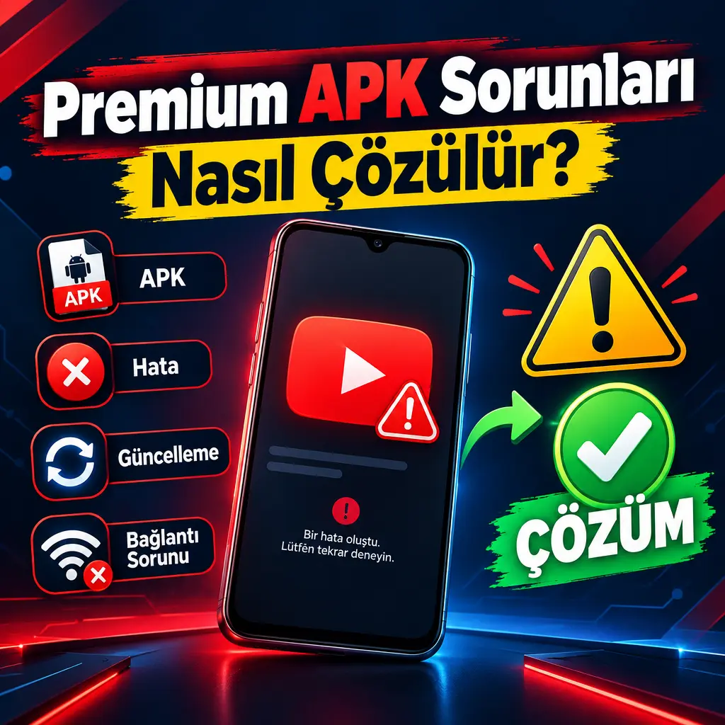 Yaygın YouTube Premium APK Sorunları ve Çözüm Yolları